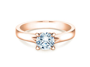 Bague de fiançailles Romance en 9K or rose avec diamant 2,00ct G/SI