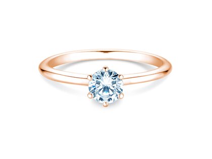 Bague de fiançailles Royal en or rose