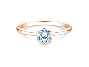 Bague de fiançailles Royal en or rose