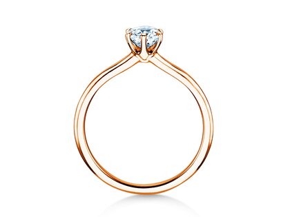 Bague de fiançailles Royal en or rose