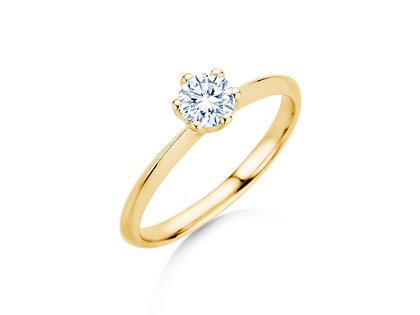 Bague de fiançailles The One dans or jaune