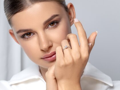 Bague de fiançailles The One dans argent