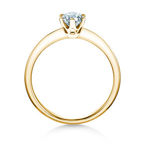 Bague de fiançailles The One en 18K or jaune avec diamant 0,60ct G/IF
