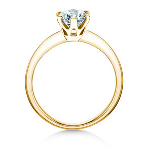 Bague de fiançailles The One en 9K or jaune avec diamant 1,50ct G/SI