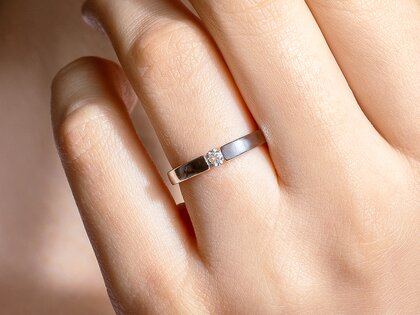 Bague de fiançailles Infinity Petite