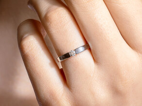 Bague de fiançailles Infinity Petite