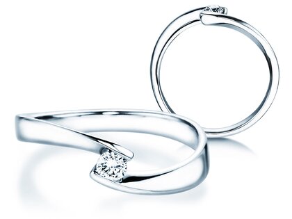 Bague de fiançailles Twist Petite