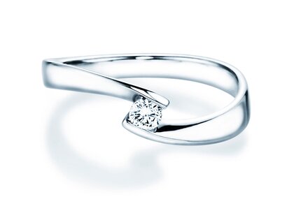 Bague de fiançailles Twist Petite