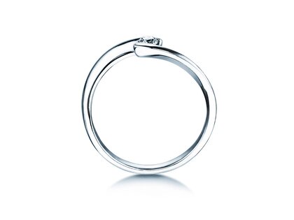 Bague de fiançailles Twist Petite