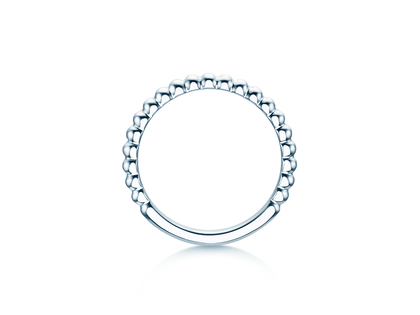 Bague de fiançailles Beads en Argent 925/- polie