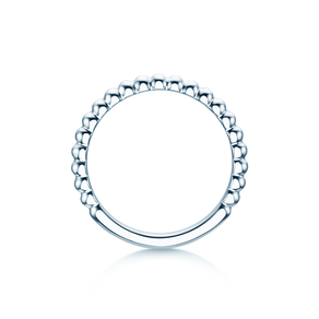 Bague de fiançailles Beads en Argent 925/- polie