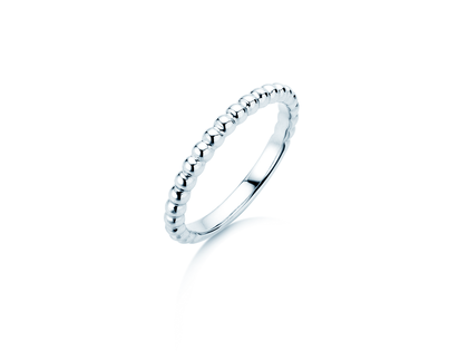 Bague de fiançailles Beads en Argent 925/- polie