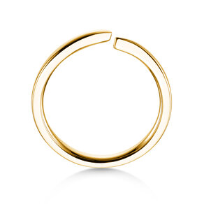 Bague de fiançailles Flow en 14K or jaune polie