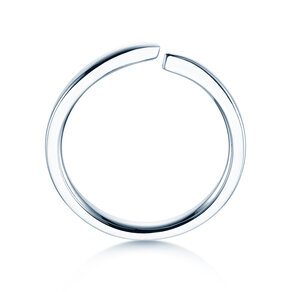 Bague de fiançailles Flow en Argent 925/- polie
