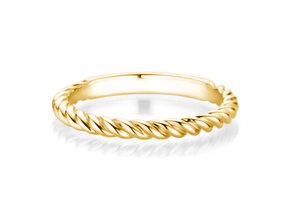 Bague de fiançailles Loop en 14K or jaune polie
