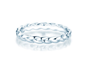 Bague de fiançailles Pony en Argent 925/- polie