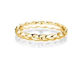 Bague de fiançailles Pony en 14K or jaune polie