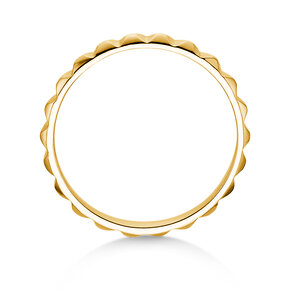 Bague de fiançailles Trinity en 14K or jaune polie