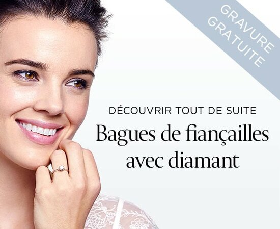 Acheter des bagues de fiançailles avec diamant à partir de 129 € en ligne